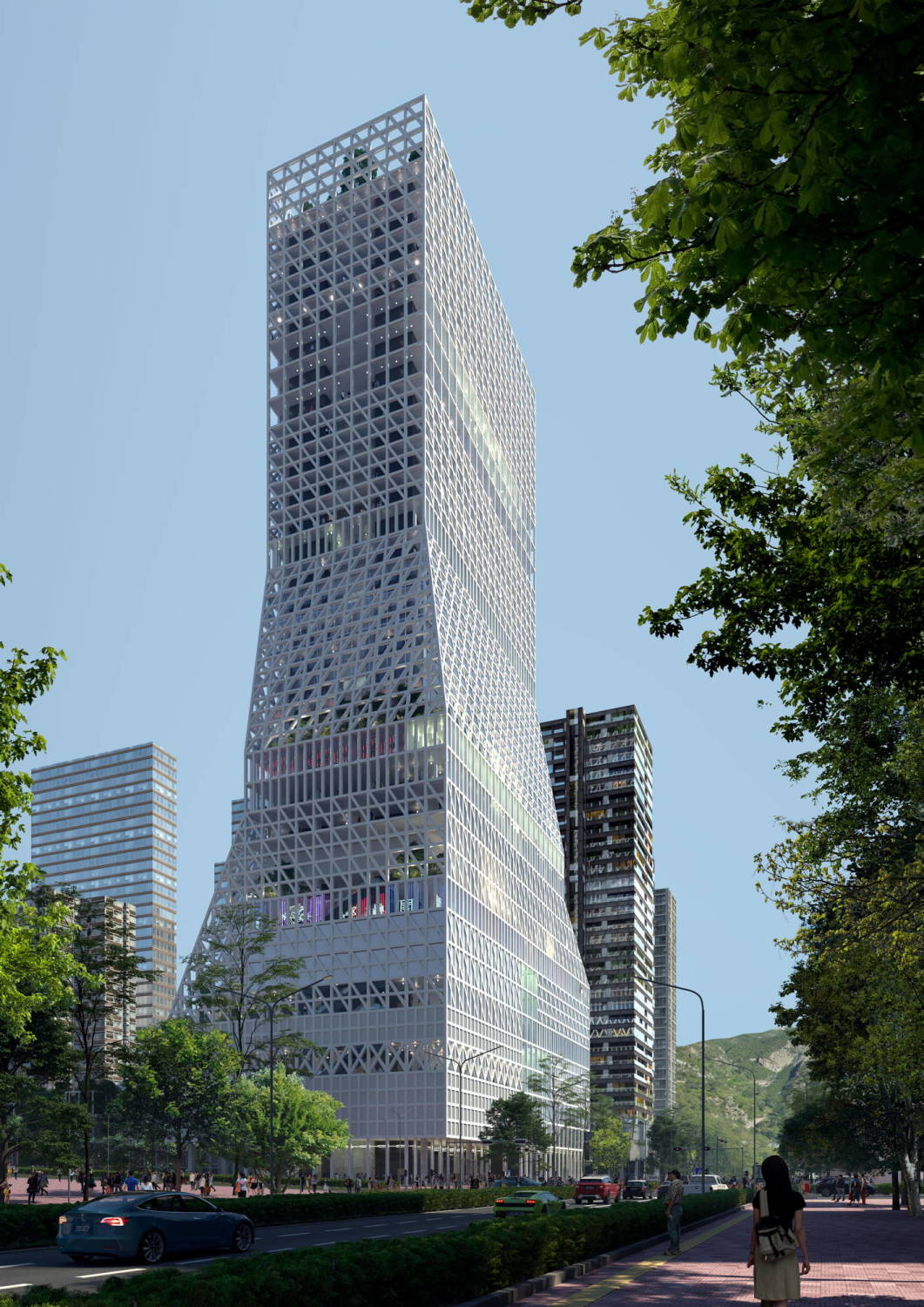 Mecanoo planen Hochhaus in Shenzhen 