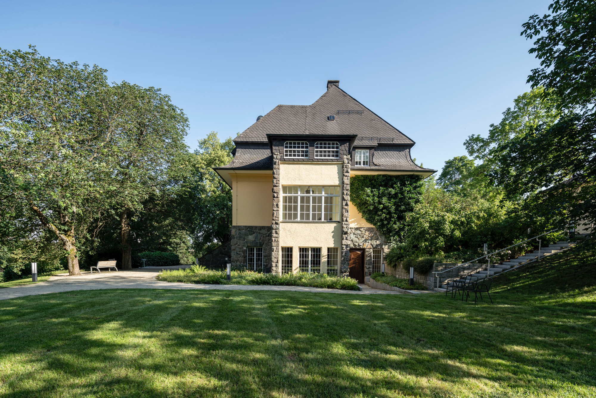 Die Villa Marteau in Lichtenberg beherbergt eine Internationale Musikbegegnungsstätte.