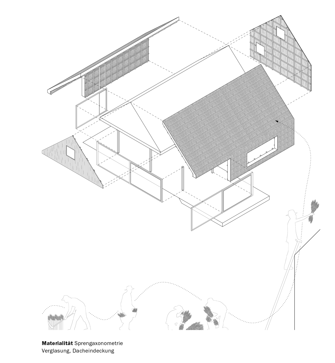 Hiza Ferienhaus (2015) von Proarh in Kumrovec aus dem Kapitel Recycling