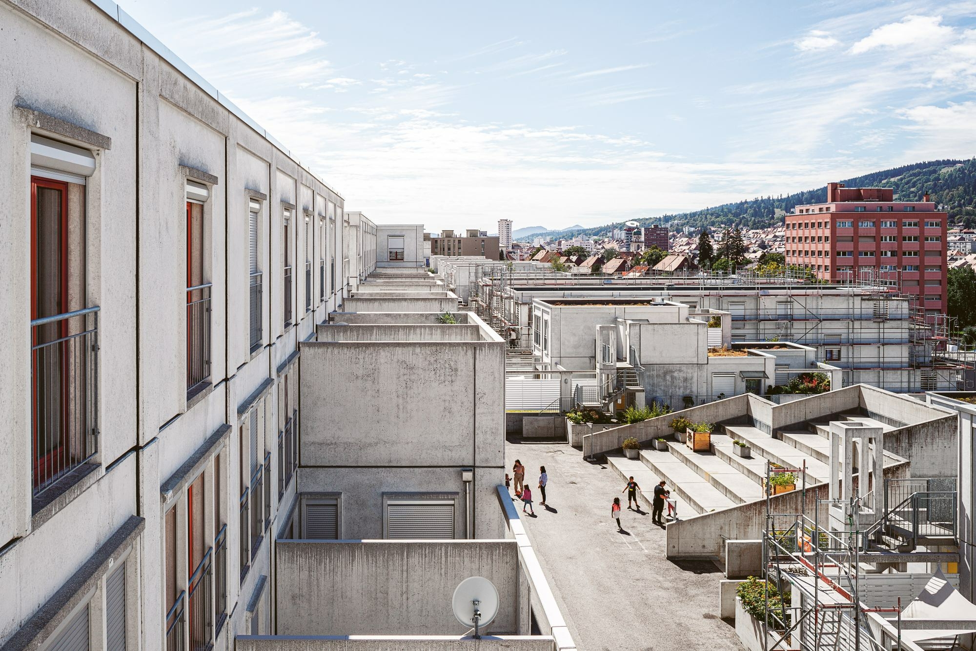 System Schelling: Siedlung Esplanade in La Chaux-de-Fonds, 1992–1995