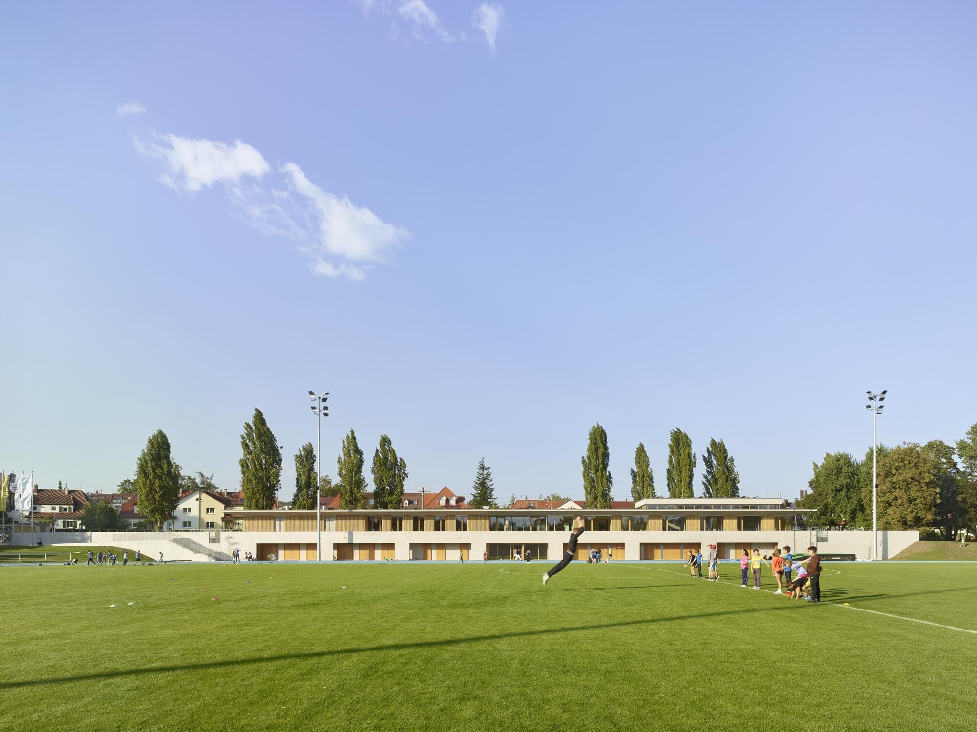 Stadiongebäude in Sindelfingen von D’Inka Scheible Hoffmann Lewald Architekten 