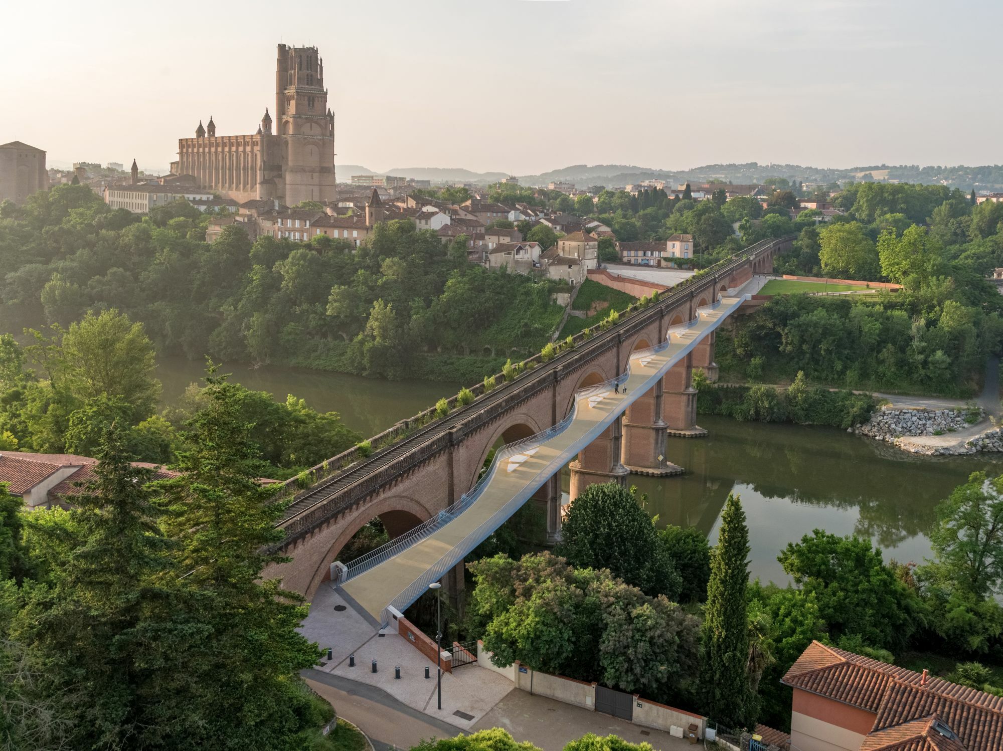 Passarelle in Albi von Ney &amp; Partners