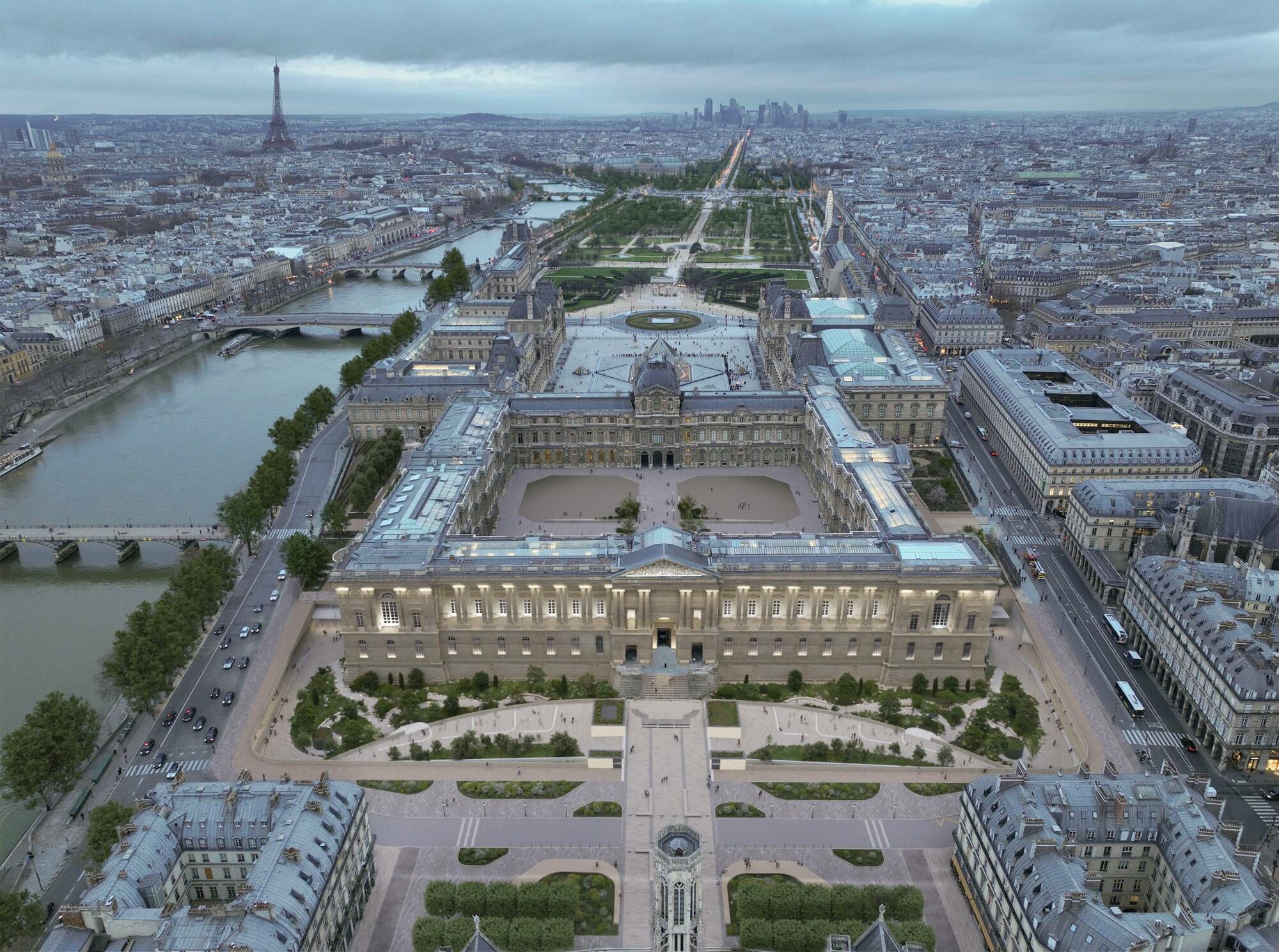 Studios Architecture, Selldorf Architects und Base Paysagiste planen in Paris