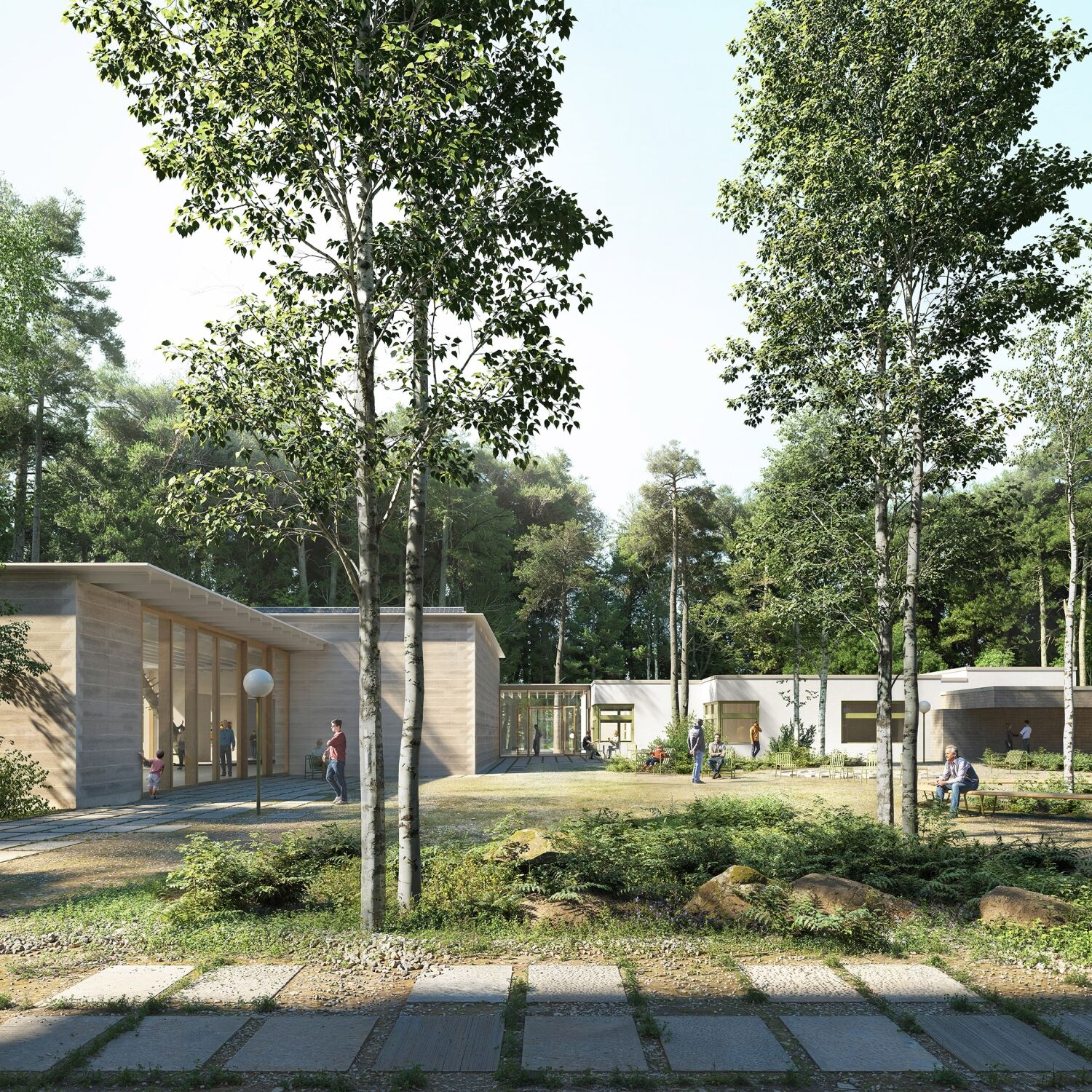 1. Preis: Barkow Leibinger (Berlin) mit fabulism Landschaftsarchitektur (Berlin)