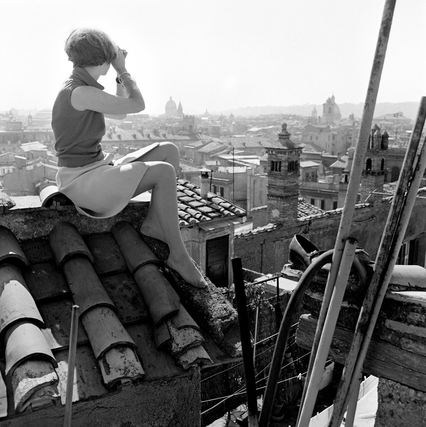 Astra Zarina in Rom, 1976