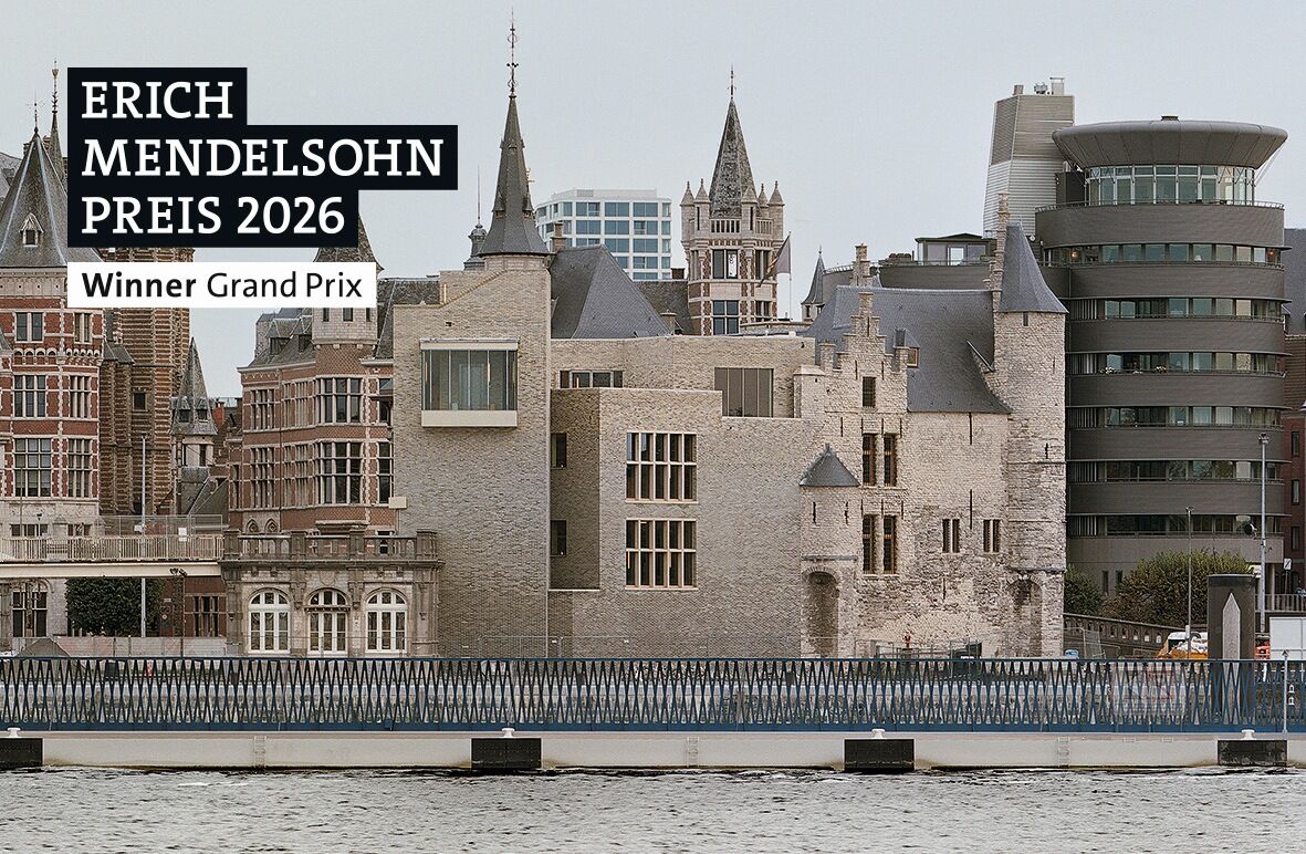 Grand Prix und Gold für Öffentliche Bauten, Freizeit und Sport: Besucherzentrum Het Steen in Antwerpen (Brüssel) von noArchitecten (Brüssel/Brügge)