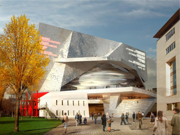 Jean Nouvel, Philharmonie, Paris, Ackermann, Parc de la Villette, Tschumi, Konzertsaal, Akustik, Holzmodell